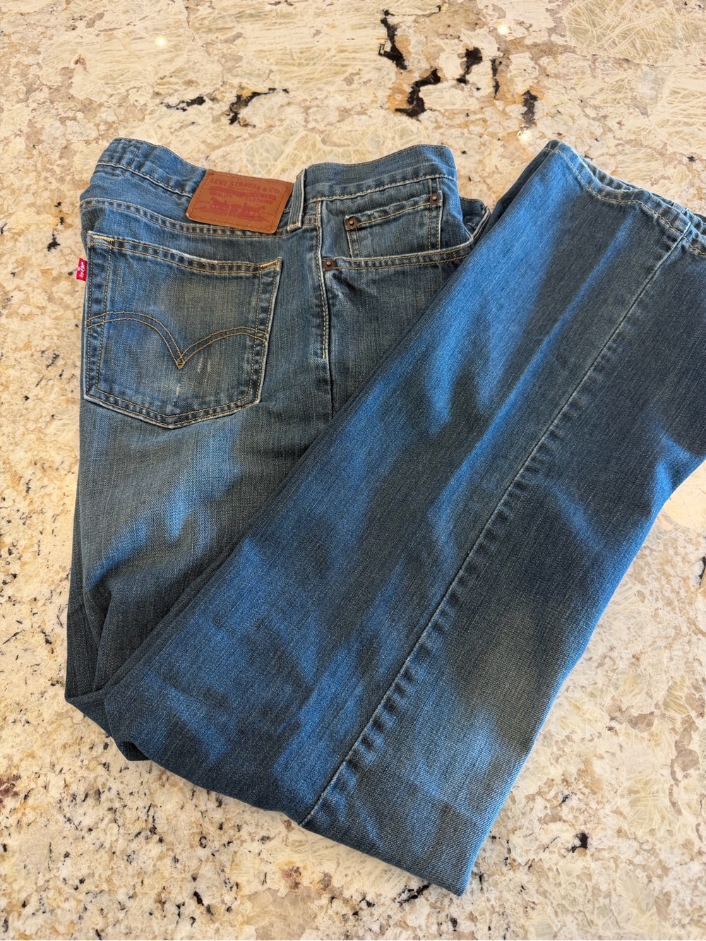 VINTAGE Levi's 527 Bootcut Jeans Men's 34x32 Blue Cotton Denim Medium Wash Y2K